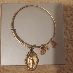 Alex and Ani Mother Mary Charm Bangle